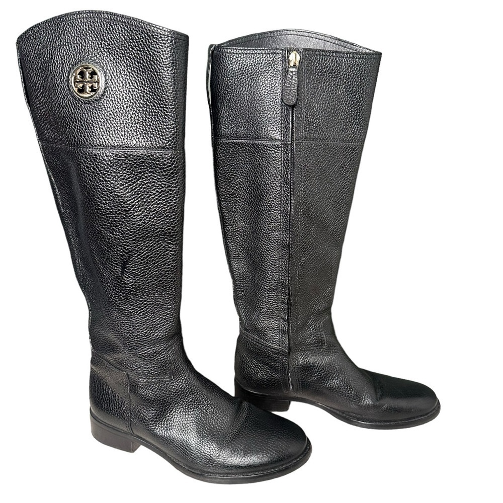 Tory Burch | Black Junction Riding Boots Size 7.5